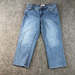 Nine West Jeans Chrystie Capri Cropped Denim Blue Women's Size 6